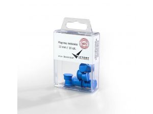 MAGNESY VICTORY OFFICE 13MM 10 SZT. NIEBIESKIE