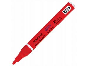 MARKER OLEJOWY GRAND GR-25 OKRĄGŁA KOŃCÓWKA CZERWONY