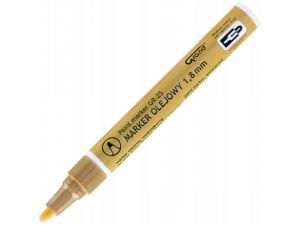 MARKER OLEJOWY GRAND GR-25 OKRĄGŁA KOŃCÓWKA ZŁOTY