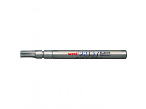 MARKER OLEJOWY UNI PAINT PX-21 OKRĄGŁA KOŃCÓWKA SREBRNY