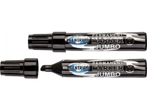 MARKER PERMANENTNY CENTRUM CZARNY JUMBO ŚCIĘTA KOŃCÓWKA 88051