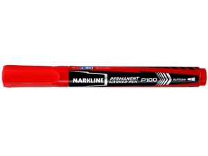MARKER PERMANENTNY LINC MARKLINE P100 CZERWONY OKRĄGŁA KOŃCÓWKA