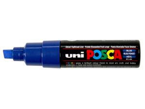 MARKER PERMANENTNY UNI PC-8K POSCA NIEBIESKI ŚCIĘTA KOŃCÓWKA 6 SZT