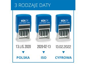 DATOWNIK COLOP MINI S120 POL PODUSZKA CZARNA