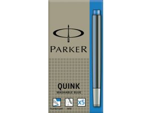 NABOJE ATRAMENTOWE PARKER NIEBIESKIE ZMYWALNE