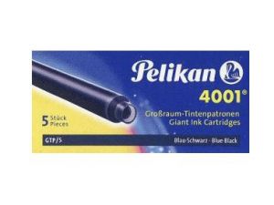 NABOJE ATRAMENTOWE PELIKAN GTP/5 NIEBIESKO-CZARNE DŁUGIE