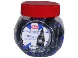 NABOJE ATRAMENTOWE TOMA NIEBIESKIE