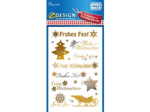 NAKLEJKA Z-DESIGN 52720 ŚWIĘTA FOLIA