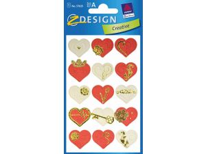 NAKLEJKA Z-DESIGN 57025 SERCA PAPIEROWA PREMIUM