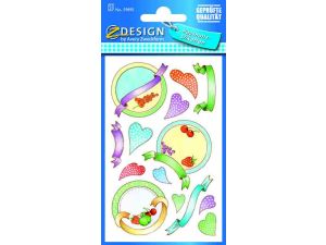 NAKLEJKA Z-DESIGN 59895  NA SŁOIKI PAPIEROWA WYCOFYWANE