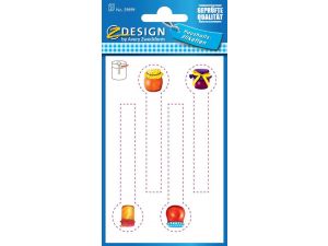 NAKLEJKA Z-DESIGN 59899  NA SŁOIKI PAPIEROWA WYCOFYWANE