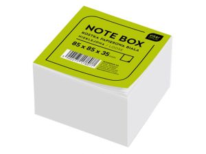 NOTES KOSTKA BIAŁA 85x85MM GRUBOŚĆ 50MM NIEKLEJONA