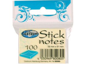 NOTES SAMOPRZYLEPNY CENTRUM 38X51MM ŻÓŁTY