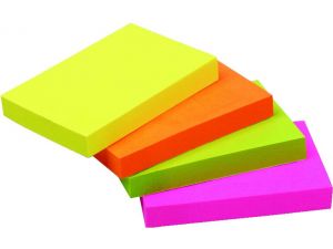 NOTES SAMOPRZYLEPNY CENTRUM 51X76MM 80 KARTEK NEONOWYCH 82211