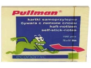 NOTES SAMOPRZYLEPNY PULLMAN 50X75MM ŻÓŁTY