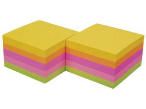 NOTES SAMOPRZYLEPNY PULLMAN 75X75MM 450 KARTEK 5 KOLORÓW NEONOWYCH
