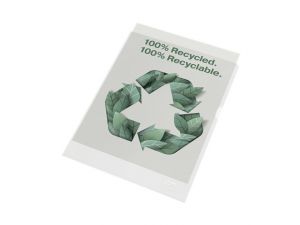 OFERTÓWKA ESSELTE A4 "L" GROSZKOWA 100 MIC. 100 SZT. RECYCLED PODLEGAJĄ RECYKLINGOWI