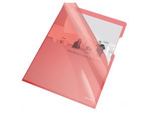 OFERTÓWKA ESSELTE A4 "L" KRYSTALICZNA 150 MIC. CZERWONA 25 SZT.