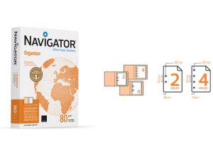 PAPIER KSERO A4/80G NAVIGATOR - 4 DZIURKI, RYZA500ARK.