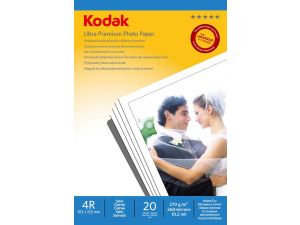 PAPIER FOTO KODAK 4R 270G 20 ARKUSZY MATOWY SATYNOWANY