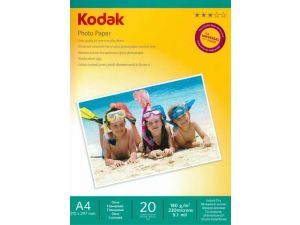 PAPIER FOTO KODAK A4 180G 20 ARKUSZY BŁYSZCZĄCY