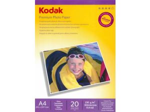 PAPIER FOTO KODAK A4 230G 20 ARKUSZY BŁYSZCZĄCY