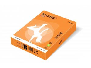 PAPIER KSERO MAESTRO A4 80G POMARAŃCZOWY