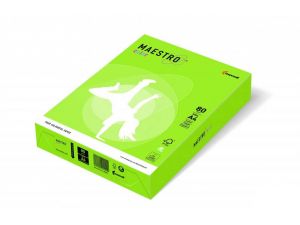 PAPIER KSERO MAESTRO A4 80G ZIELEŃ LIMONKOWA