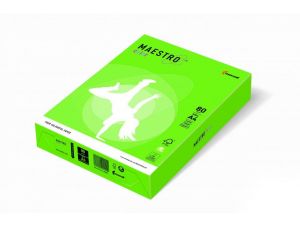 PAPIER KSERO MAESTRO A4 80G ZIELEŃ MAJOWA