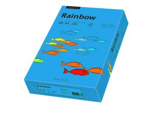 PAPIER KSERO RAINBOW A4 160G CIEMNY NIEBIESKI R88