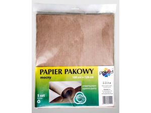 PAPIER PAKOWY 100x126CM 5SZT GŁADKI