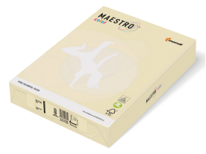 PAPIER A4 160G MAESTRO WANILIOWY BE66, RYZA 250 ARK.