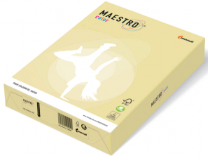 PAPIER MAESTRO A4 160G ŻÓŁTY YE23, RYZA 250 ARK.