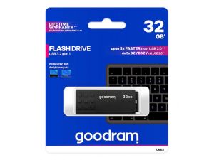 PENDRIVE GOODRAM 32GB USB 3.2 CL!CK CZARNY