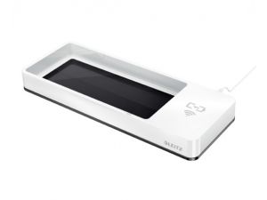 PIÓRNIK Z ŁADOWARKĄ INDUKCYJNĄ LEITZ WOW BIAŁO-CZARNY