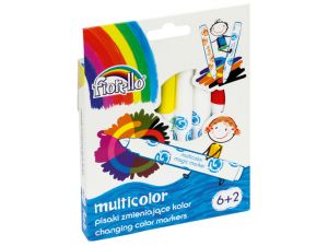 PISAKI FIORELLO 6 KOLORÓW + 2  GR-F166-6 MULTICOLOR ZMIENIAJĄCE KOLOR