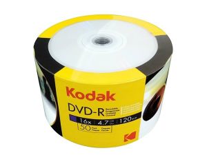 PŁYTA DVD-R KODAK 16X 4,7GB 50SZT. SPINDLE PRINTABLE DO NADRUKU