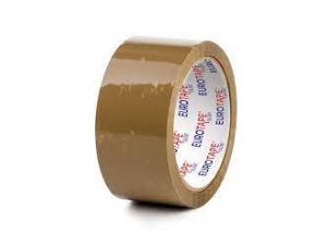 TAŚMA PAKOWA CICHEGO ODWIJ. 48/60 BRĄZ TPC-002H