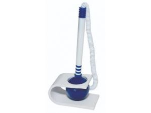 DŁUGOPIS OFFICE PRODUCTS NA SPRĘŻYNCE STOJĄCY SAMOPRZYLEPNY BIAŁO-NIEBIESKI