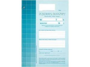 D DZIENNIK BUDOWY A4 603-1 DRUK
