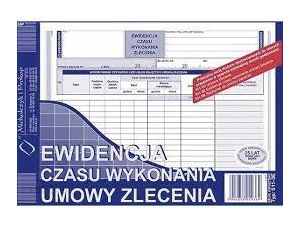 D EWIDENCJA CZASU WYKONANIA UMOWY ZLECENIA 511-3E