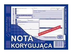 D NOTA KORYGUJĄCA A5 2SKŁ.108-3E DRUK