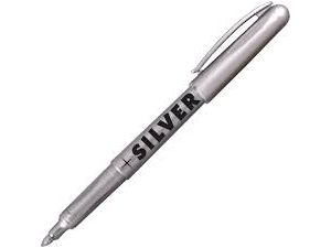 MARKER PERMANENTNY CENTROPEN 2690 SREBRNY OKRĄGŁA KOŃCÓWKA