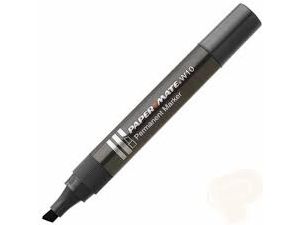 MARKER PERMANENTNY PAPER MATE W10 CZARNY ŚCIĘTA KOŃCÓWKA