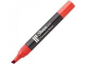 MARKER PERMANENTNY PAPER MATE SHARPIE W10 CZERWONY ŚCIĘTA KOŃCÓWKA