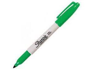 MARKER PERMANENTNY SHARPIE FINE ZIELONY