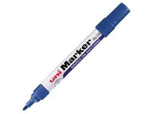 MARKER PERMANENTNY UNI 520 NIEBIESKI OKRĄGŁA KOŃCÓWKA