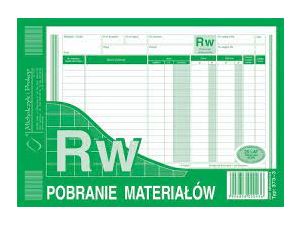 D RW POBRANIE MATERIAŁÓW A5 373-3 DRUK