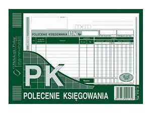 D POLECENIE KSIĘGOWANIA A5 2SKŁ. 412-3 DRUK