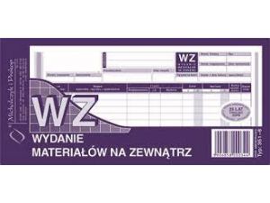 D WZ WYDANIE MATERIAŁÓW 1/3 A4 WIEL. 351-8 DRUK